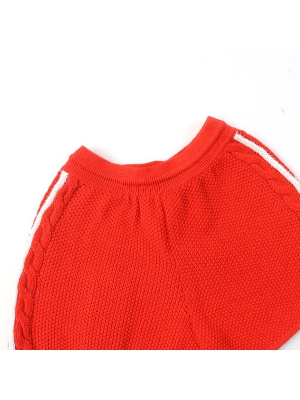 Gucci Adidas Linen Cotton Trefoil Embroidered Knit Shorts Orange - Picture 5 of 15